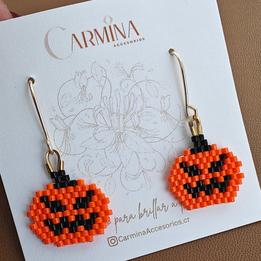 Aretes calabacitas | Naranja