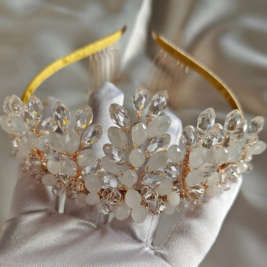 Tiara Sofía | Dorado con cristales