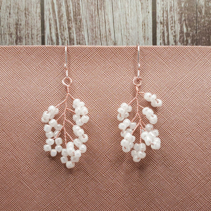 tocado caro-Oro rosa con blanco