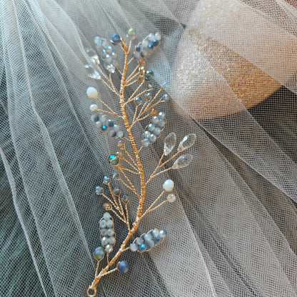 Tocado Kim | El Toque Perfecto para Tu Momento Especial Con Aretes A Juego